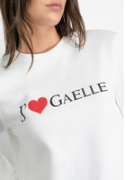 GAELLE PARIS Felpa Paricollo Manica Lunga • Off White - GAABW07766