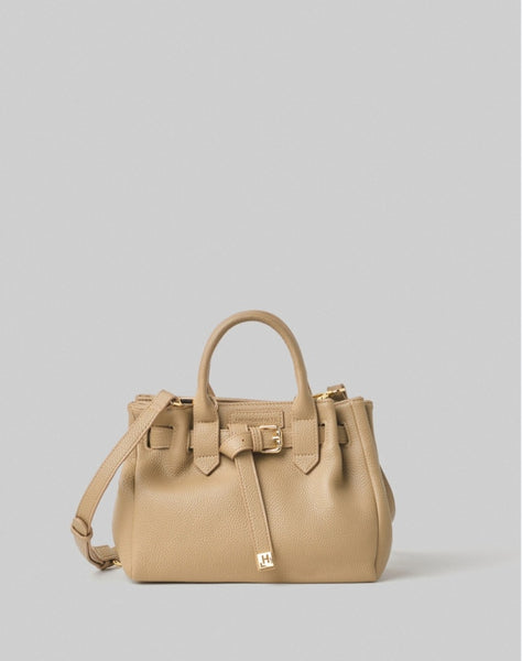 HINNOMINATE Borsa Piccola In Ecopelle Con Placchetta In Metallo • Tortora HMACW00125