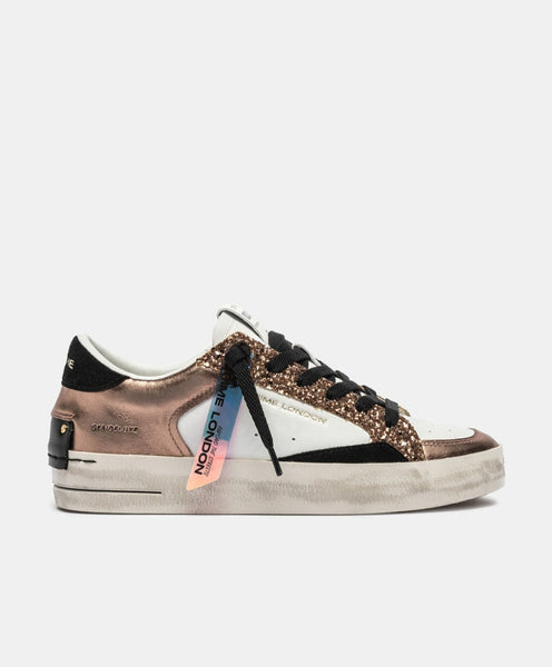 CRIME LONDON DONNA SK8 DELUXE AMBRE GLAM   ART 25110