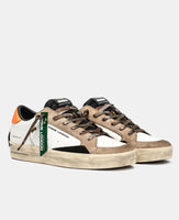 CRIME LONDON SNEAKER UOMO SK8 DELUXE BURNT CAMO ART 11106