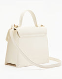 PATRIZIA PEPE BORSA  rigida Modern Utility in pelle 8B0326/L061-W405 wooly White