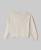 HINNOMINATE Maglia Paricollo In Maglia Con Paillettes • Bianco Burro HMABW02311
