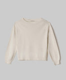 HINNOMINATE Maglia Paricollo In Maglia Con Paillettes • Bianco Burro HMABW02311