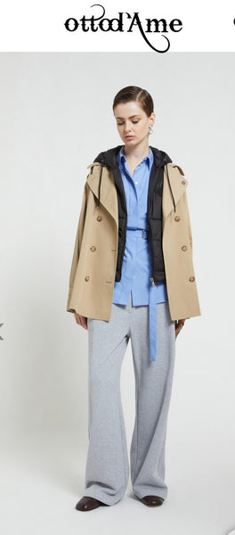 OTTOD'AME  Trench corto doppiopetto
CSY_OG6148_1991