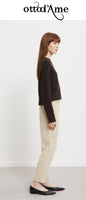 OTTOD'AME Pantalone alla caviglia
 LIM_DP9613-1_1941 ecru