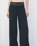 PATRIZIA PEPE  Pantaloni palazzo color block 8P0244_C7004_K103 nero