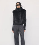 PATRIZIA PEPE Smanicato fluffy a collo alto 8F0056_E0002_K103