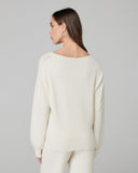 HINNOMINATE Maglia Paricollo In Maglia Con Paillettes • Bianco Burro HMABW02311
