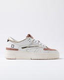 D.A.T.E. SNEAKERS DONNA TORNEO SHINY WHITE-PLATINUM