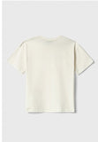 GAELLE PARIS T-Shirt In Jersey Girocollo Mezza Manica Con Stampa • Off White GAABW07767