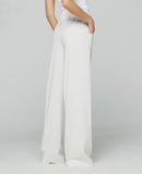 HINNOMINATE Pantalone over con elastico sul retro HMABW01761  Bianco