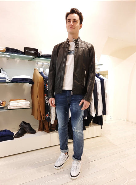 DIESEL GIACCHETTO PELLE BIKER – FRANCHIFASHION