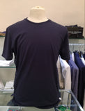 PAOLO PECORA T SHIRT BLU MEZZA MANICA IN COTONE