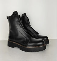 PATRIZIA BONFANTI  ANFIBIO  KUNI NO LACES CALF BELLO NERO