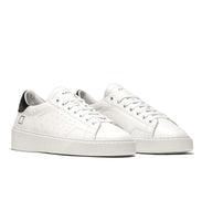 D.A.T.E. SNEAKERS UOMO LEVANTE CALF WHITE-BLACK  M371 LV CA WB
