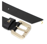 PATRIZIA PEPE  CINTURA PELLE MARTELLATA FIBBIA ORO CW8684/L001-K118