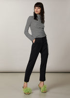 PATRIZIA PEPE  PANTALONE SIGARETTA ALLA CAVIGLIA 8P0443/A6F5-K103