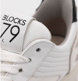 BLOCKS 79 SNEAKERS UOMO POWDER VAR.01 WHITE-BLACK