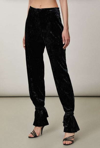PATRIZIA PEPE  PANTALONE EXTRA  LUNGO 2P1433/J050-K103