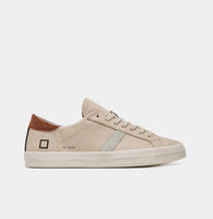 D.A.T.E. SNEAKERS  UOMO HILL LOW VINTAGE  CALF IVORY