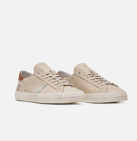D.A.T.E. SNEAKERS  UOMO HILL LOW VINTAGE  CALF IVORY