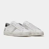 D.A.T.E. SNEAKERS UOMO HILL LOW CALF WHITE BLACK